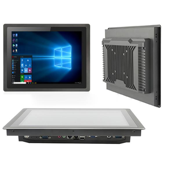 17 pulgadas de panel táctil industrial capacitivo PC con escáner de códigos de barras