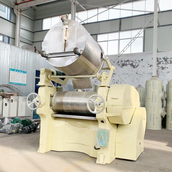 405 Three Roll Mill for Smooth and Uniform Chocolate and Cosmetic Ink Production