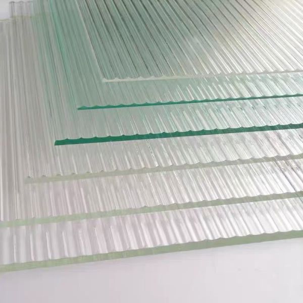 Stylish Partition Friendly Patterned Textured Decorative Glass Panel Doors Windows Application