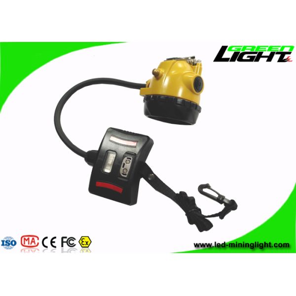 облегченный Полу-связыванный луч Headlamp 15000Lux 1.7W минирования СИД лампы крышки 392g IP68 водоустойчивый высокий пожаробезопасный