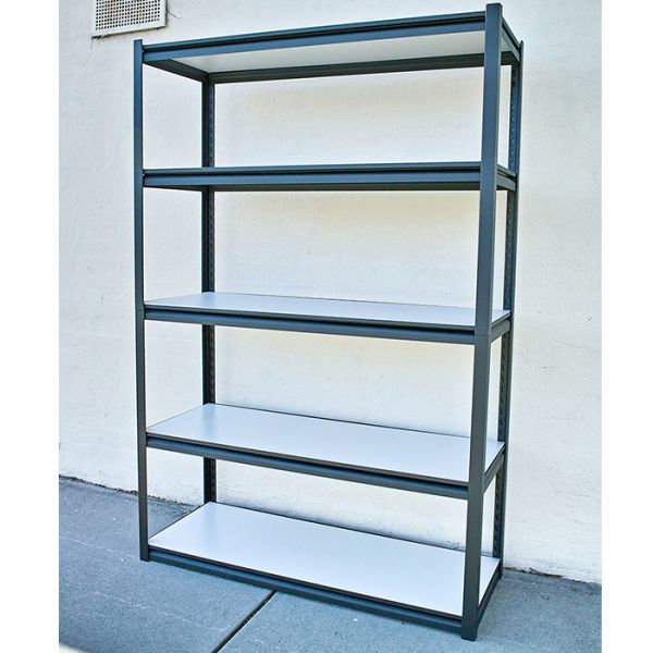 Living Room Customized Color 5 Level Boltless Corner Metal Storage Rack for Warehouse