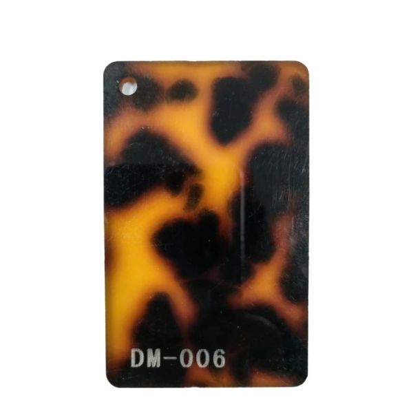 Acetate Imitation Tortoise Shell Acrylic Board Earrings Jewelry Buddha Card Material