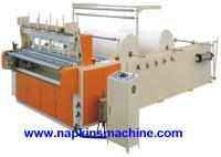 papier hygiénique d'écran tactile de PLC de largeur de 1400mm convertissant la machine