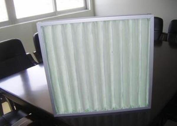 Efficicency G4 Pleated Panel Air Filters With Customized Size And Frame