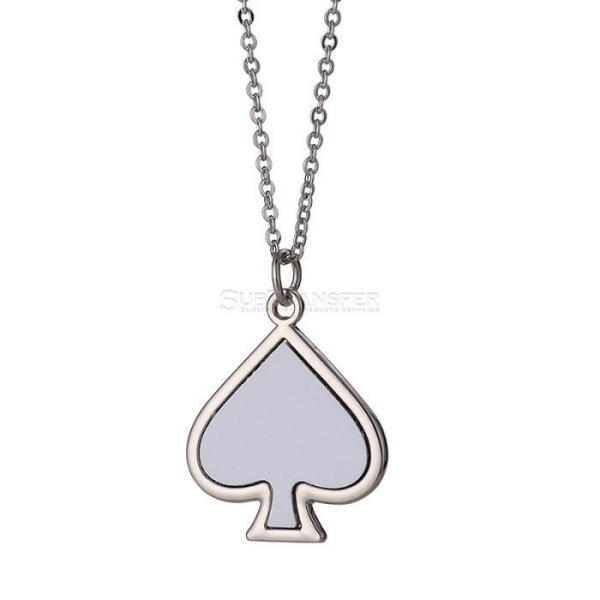 Custom Metal Necklace Fashion Unique Jewelry Necklaces For Heat Transfer Durable