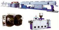UPVC CPVC Plastic Pipe Extrusion Line With Double Screw Extruder