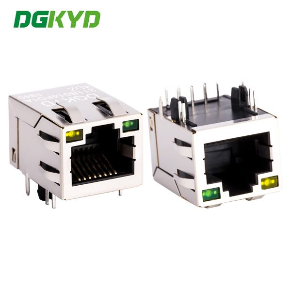 Reverse port RJ45 network port connector 100Mbps integrated network transformer DGKYD211B014FD1A4DZ