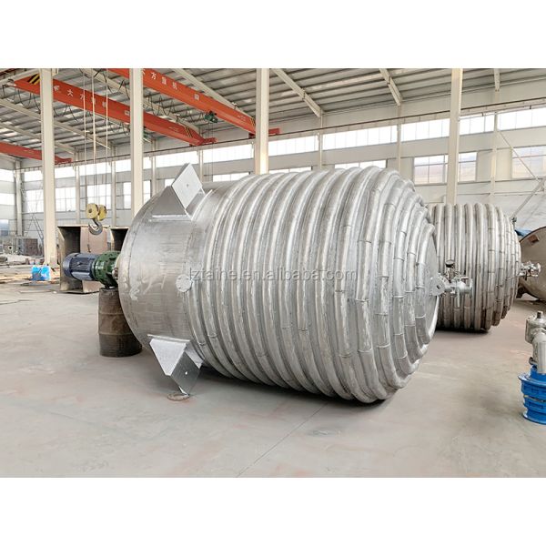 Réacteur à bobine de 10000L réservoirs de réacteur en acier inoxydable pour véhicule de haute performance