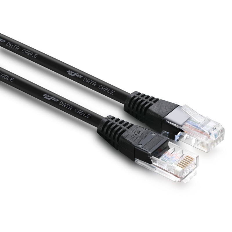 Черный UTP Cat5e патч кабель 24AWG CCA UL 6ft Cat5e сетевой патч кабель