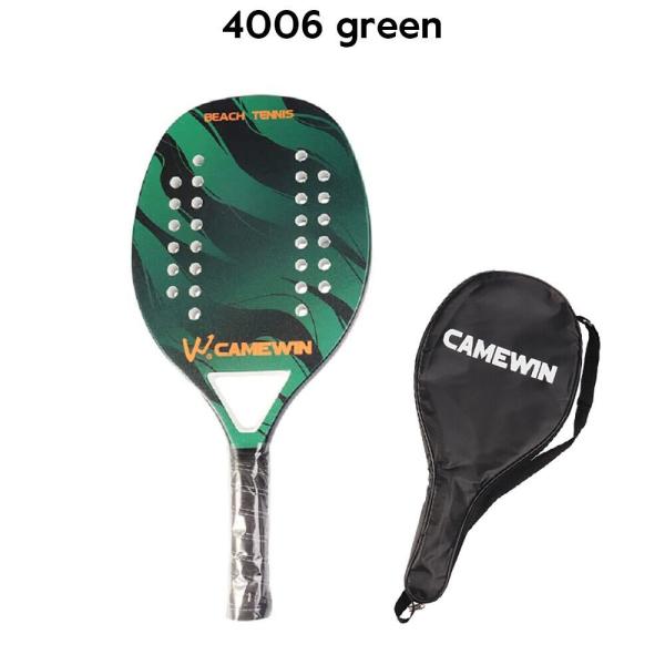 Beach Tennis Padel Racket  Carbon Fiber Paddle Racket Soft EVA Face Outdoor Ball Sports