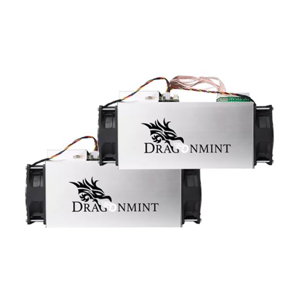 Ethernet 12V Dragonmint Bitcoin Miner DM8575 Chip 75db Noise Level ASIC Boost