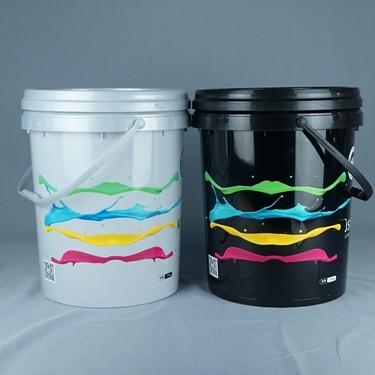 29cm Diameter 19L Plastic Oil Bucket Engine Oil Bucket Custom Color