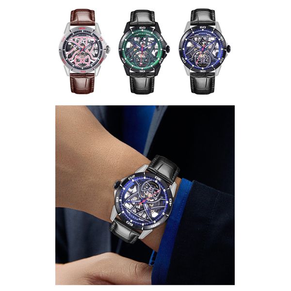 Luminous Openwork Mechanical Watch