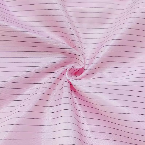 High-elastic antistatic twill fabric, color fast, wrinkle-resistant and wear