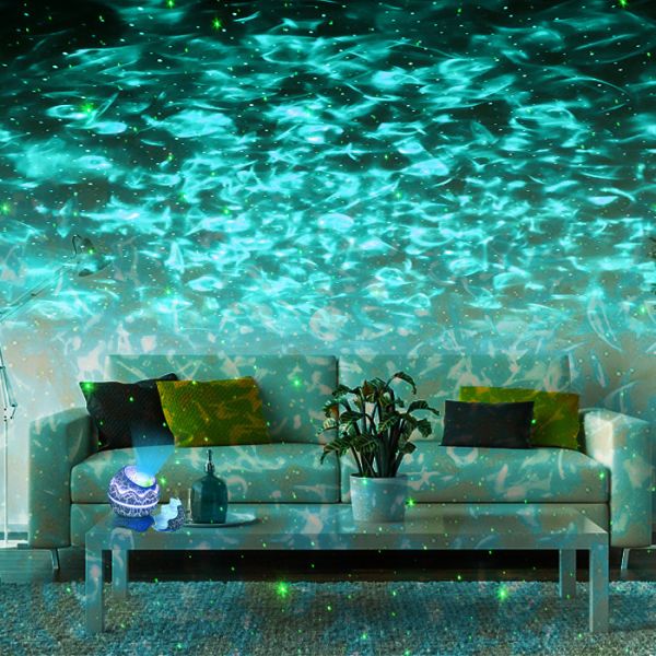 ROHS Ceiling Dinosaur Egg Star Projector With White Noise Music Player