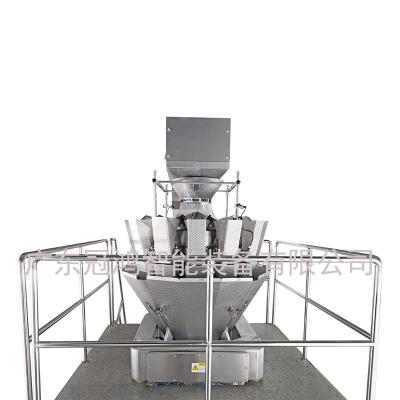 Máquina de enchimento de pesagem multi-bocas totalmente automática para todas as formas fácil de operar