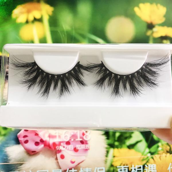 Reusable 5D Mink Eyelashes / Private Label Black Mink Lashes Vendor