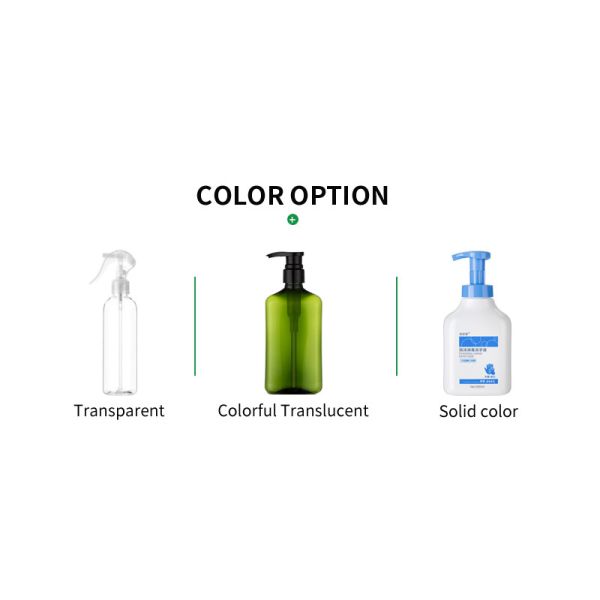 Translucent Amber PET Plastic Shampoo Bottles 260ML Square Shape For Men