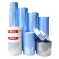 Ruloir de film d'emballage en PVC rétractable thermique transparent plié au centre