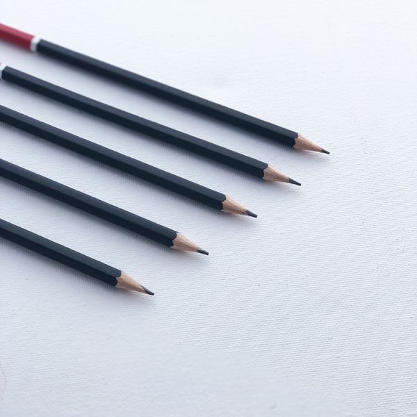 3B Various Black Specifications Wooden Pencils Set