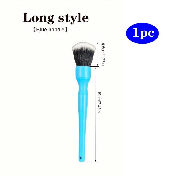 Soft Bristles And Strong Resilience Natural Hog Bristle DF Model Detailing Brush For Car Interior Cleaning