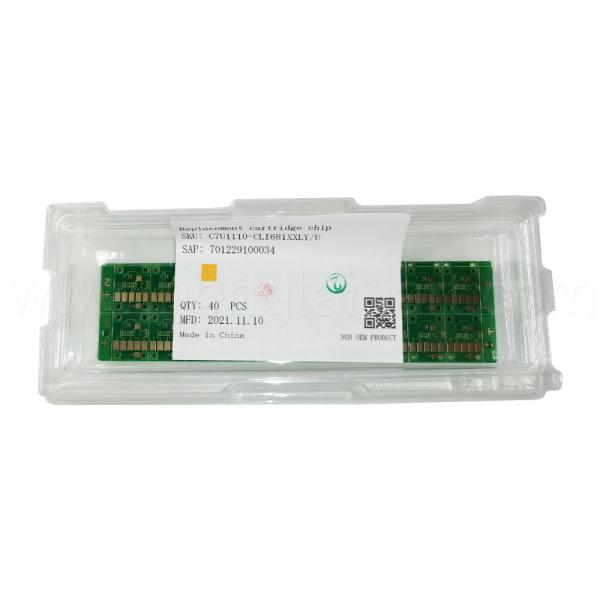 Microplaqueta Y do cartucho de tinta do OEM para Canon 671 681 686 681XL