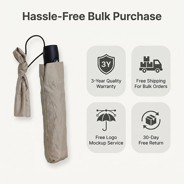 Custom Full-Printed Auto Open/Close Folding Umbrella with Wind Resistance Up to 40 mph and 3-Year Warranty