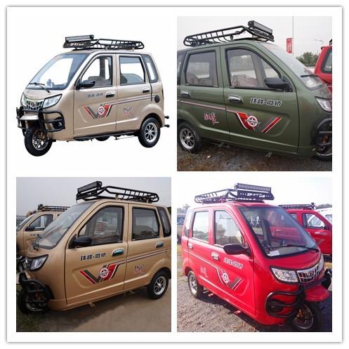 China Yaolon Top Brand Closed Cabin Mini Car Cheap Adult Tricycle For Sale  3 Wheel Taxi Passenger Tricycle Motorcycle