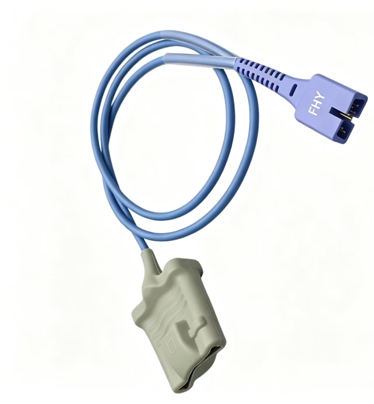 DB7 Pin Adult SpO2 Probe Silicone Soft Tip SpO2 Sensor Probe