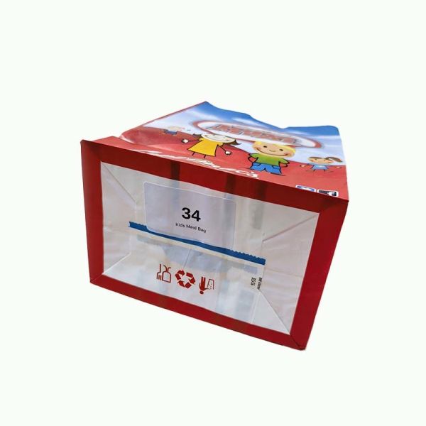 High Load Bearing SOS Paper Bags Breathable Food Safe Paper Bags With Custom Logo