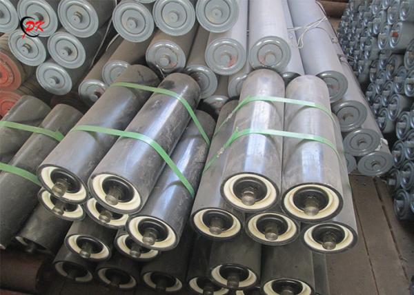 Sand Conveyor Belt Idler /  Black HDPE Conveyor Belt Idler Rollers