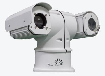 Câmera da imagiologia térmica do IP PTZ do Duplo-sensor para a segurança fronteiriça de 5km