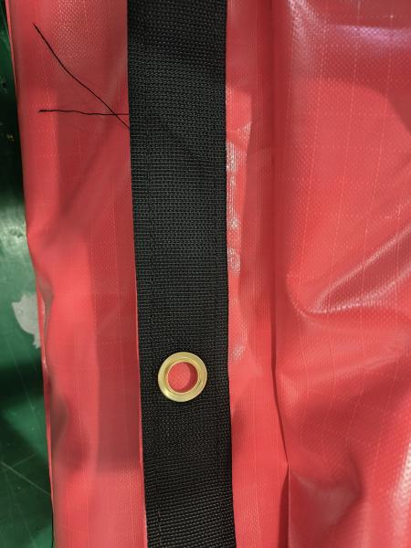 Fabrication de tissus de meubles multicolores 16'*27' 8'*4' Flap 14 oz PVC en vinyle