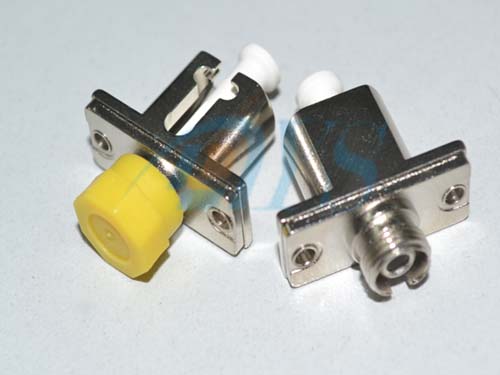 Metal Optical Fiber Adapter Simplex FC to LC Mating Sleeves Hybrid