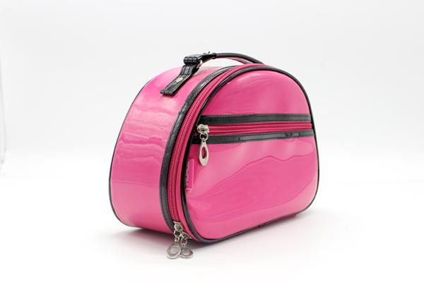 22cm Leather Cosmetic Bags 15cm PU Leather Makeup Case