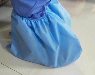 Lightweight Blue Non Woven Disposable Foot Covers