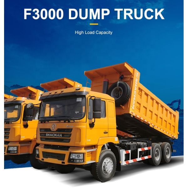 SHACMAN F3000 8X4 Remote Control Self-unloading 400HP 12 Wheels Heavy Duty Dump Tipper Trucks