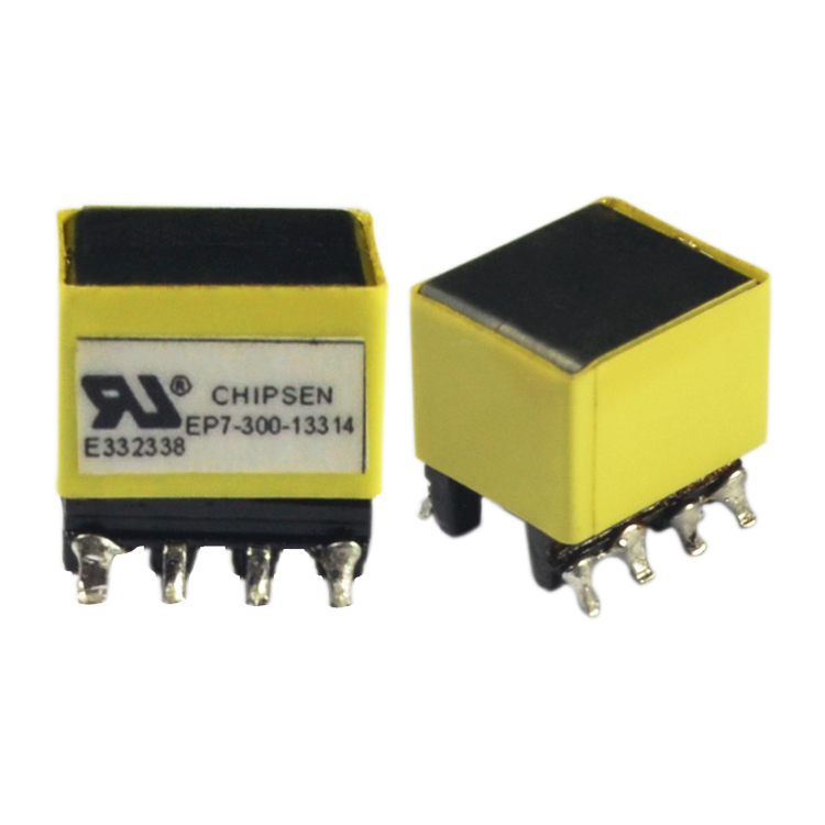 EP7 Mini SMPS Pulse Transformer Excellent EMI Shielding Custom SMD PCB Mount