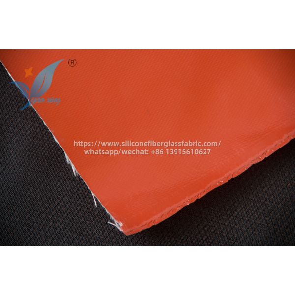 Heavy Duty Composite Silicone Fiberglass Fabric Industrial Fireproofing