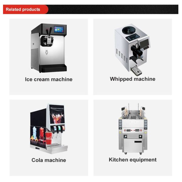 Machine à glaces machine à sorbet