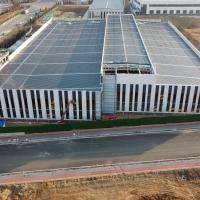 Edifício pré-fabricado de estrutura de aço de secção H Q235B Q355B