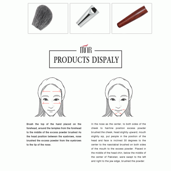 Vegan Pro Makeup Brushes Set Silk Screen Printing Bevel Angle Shaped Hair