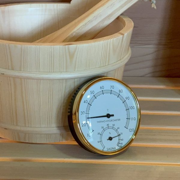 Deep Detox Hemlock Porch Bucket Cube Sauna Room
