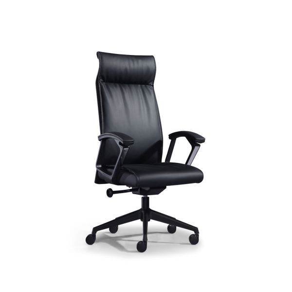 Sterling Reclining Posture Executive Leather Office Chair Black Custom