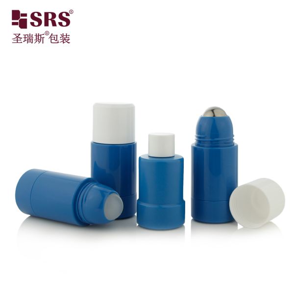 Refillable PP Roll On Bottle 50ml 75ml for Essential Oils and Deodorant