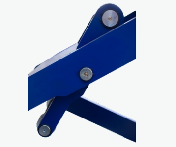 Small Ultra Thin Scissor Type Hydraulic Car Lift with 3.5 Ton Capacity 74in Lift Height and 2.2KW Motor