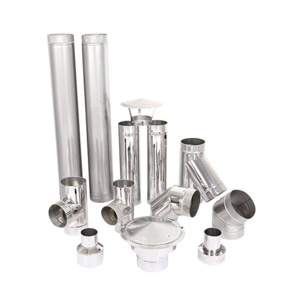Reinforced Chimney Flue Rain Caps , 6 Inch Stove Pipe Rain Cap Long Lifespan