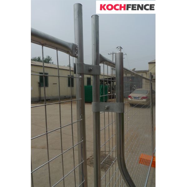 Convenient Installation Temporary Security Fencing Low Carbon Steel Material