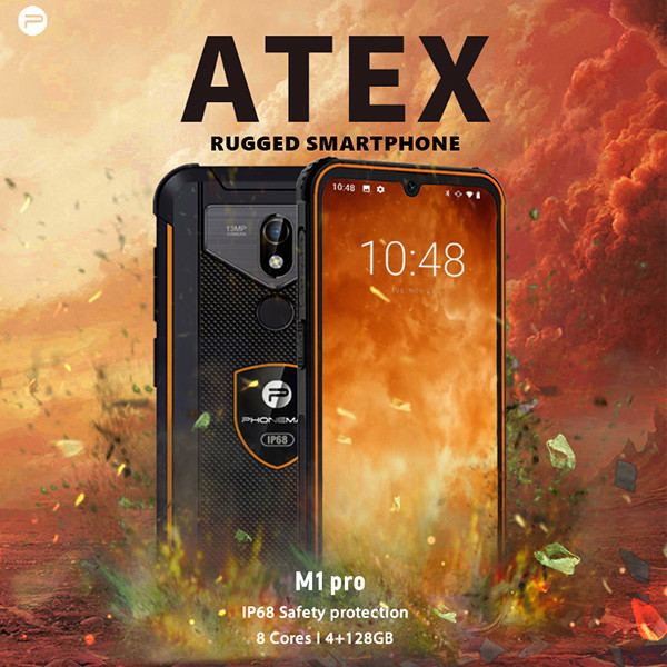 Компактный прочный ATEX телефон Phonemax M1pro