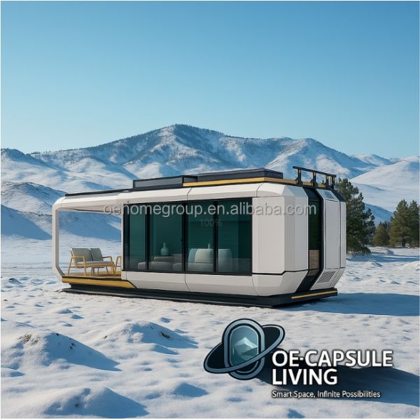 Intelligent System Outdoor Camping Cabin House Mobile Home Space Prefabricated Room Space Capsule
